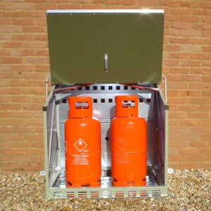 2 x 19kg (LPG Sentinel) Gas Cylinder Cabinet <br> H1000 x W1090 x D660mm <br/>