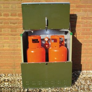 TriStore 2 x 19kg Solid Gas Cylinder Cabinet