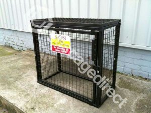 Gas Cylinder Cage with Mesh Base and One Full Shelf GC05 <br /> 3 x 19KG </br> H900 x W1000 x D500mm - Image 4