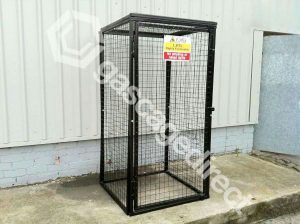 Gas Cylinder Cage GC20</br>4 x 47KG </br> H1800 x W900 x D900mm <br> - Image 3