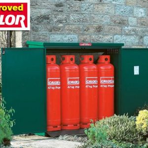 AsGas 4 x 47kg Solid Gas Cylinder Cabinet