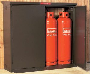 AsGas 4 x 47kg Solid Gas Cylinder Cabinet