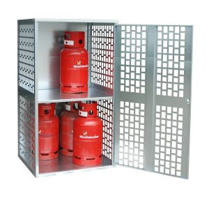 10 x 11kg Perforated Solid Gas Cylinder Cabinet
