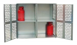 20 x 11kg Perforated Solid Gas Cylinder Cabinet