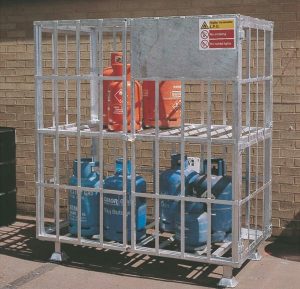 Locking Forecourt Gas Cage