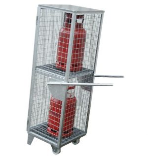 Mobile Cage with Handles - 11KG bottles