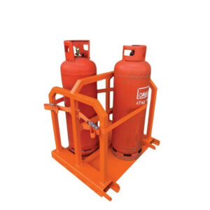 Multi cylinder gas bottle forklift handler
