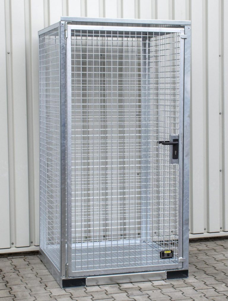 Forkliftable Gas Cylinder Cage FGCCM0 H2260 x W1140 x D1085mm GasCageDirect