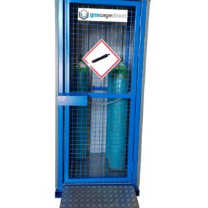 9GCDZ - Gas Cabinet <br/> H2300 x W1300 x D1485mm <br>(D2410 with ramp )