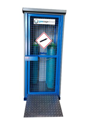 9GCDZ - Gas Cabinet <br/> H2300 x W1300 x D1485mm <br>(D2410 with ramp )