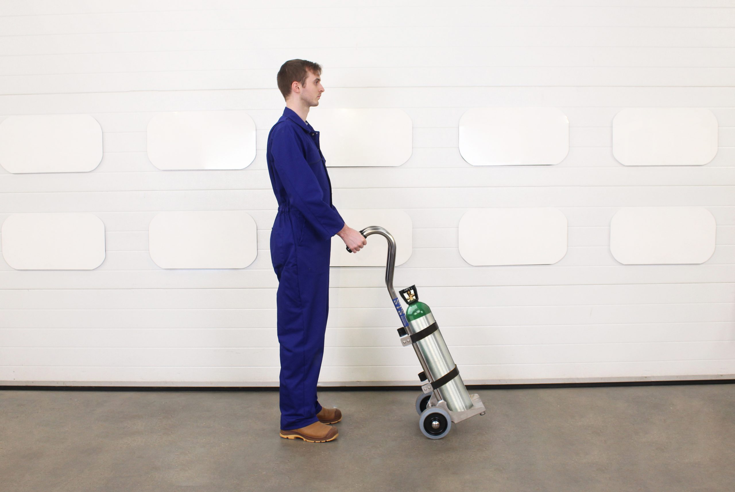 Medical Gas Cylinder Trolley GasCageDirect